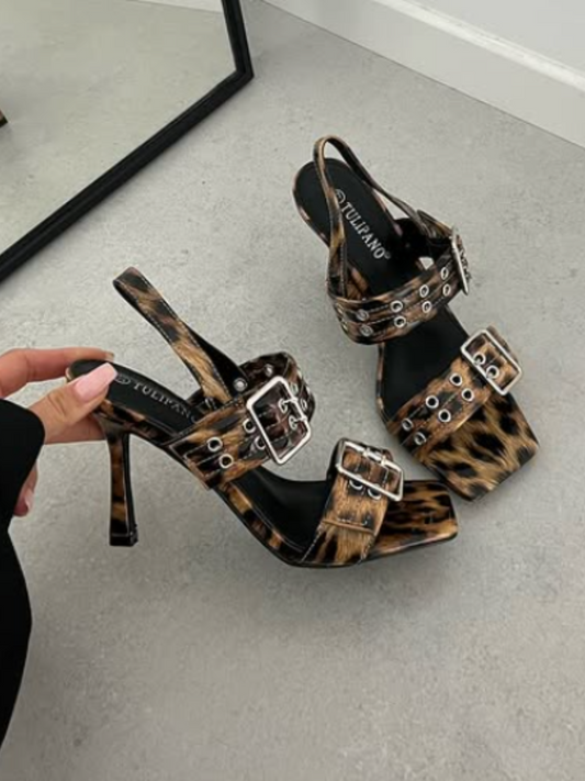 Metal Buckle Pumps
